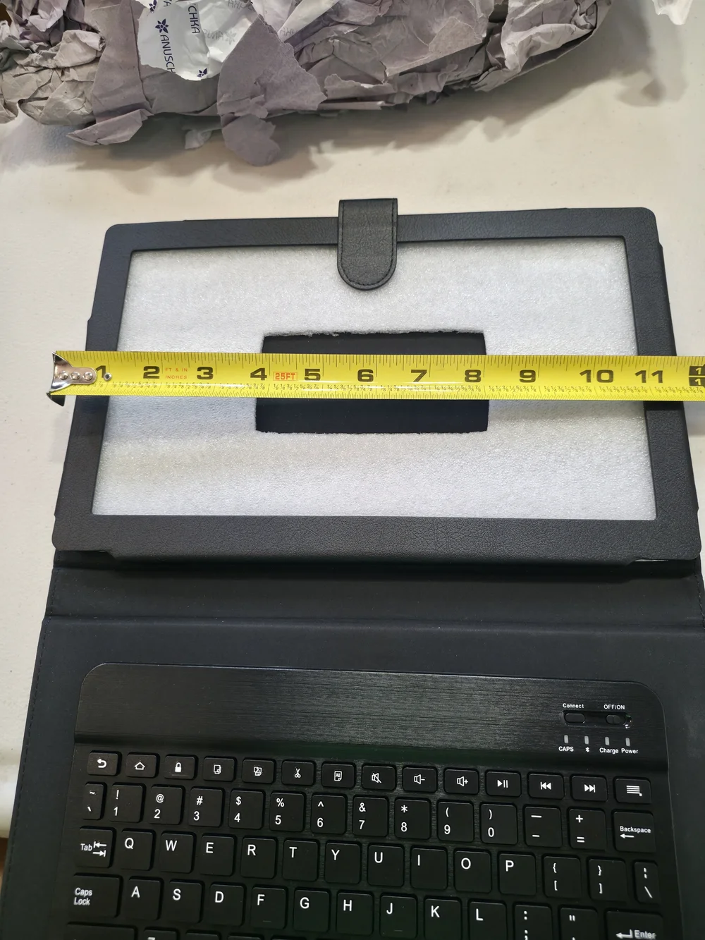 Universal Black Bluetooth Keyboard Case for 10